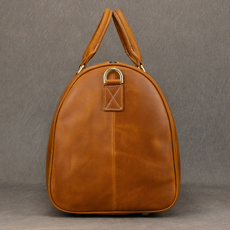 leather travel bag