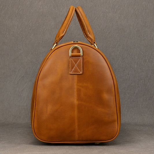 leather travel bag