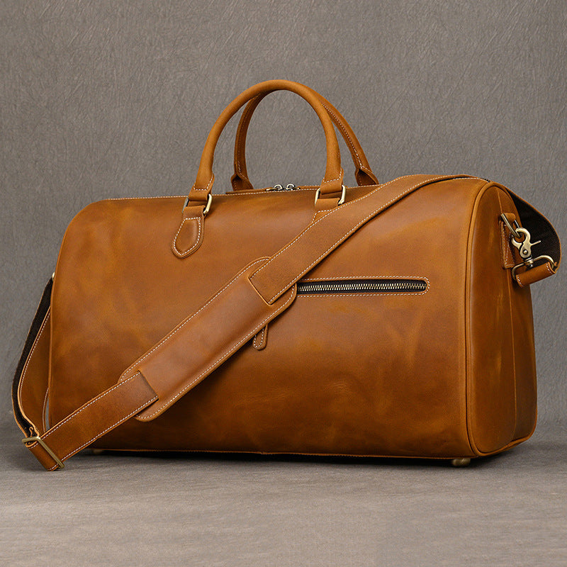 leather travel bag