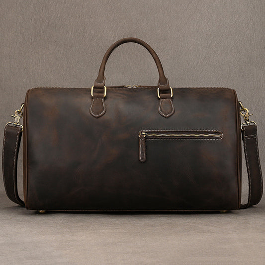 leather travel bag