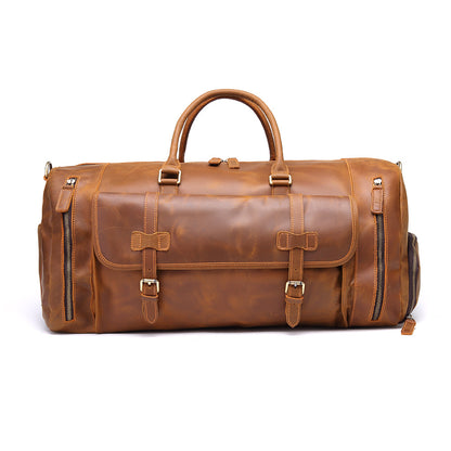 leather travel bag