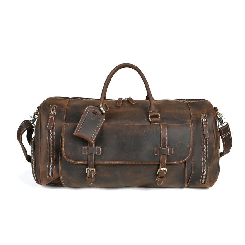 leather travel bag