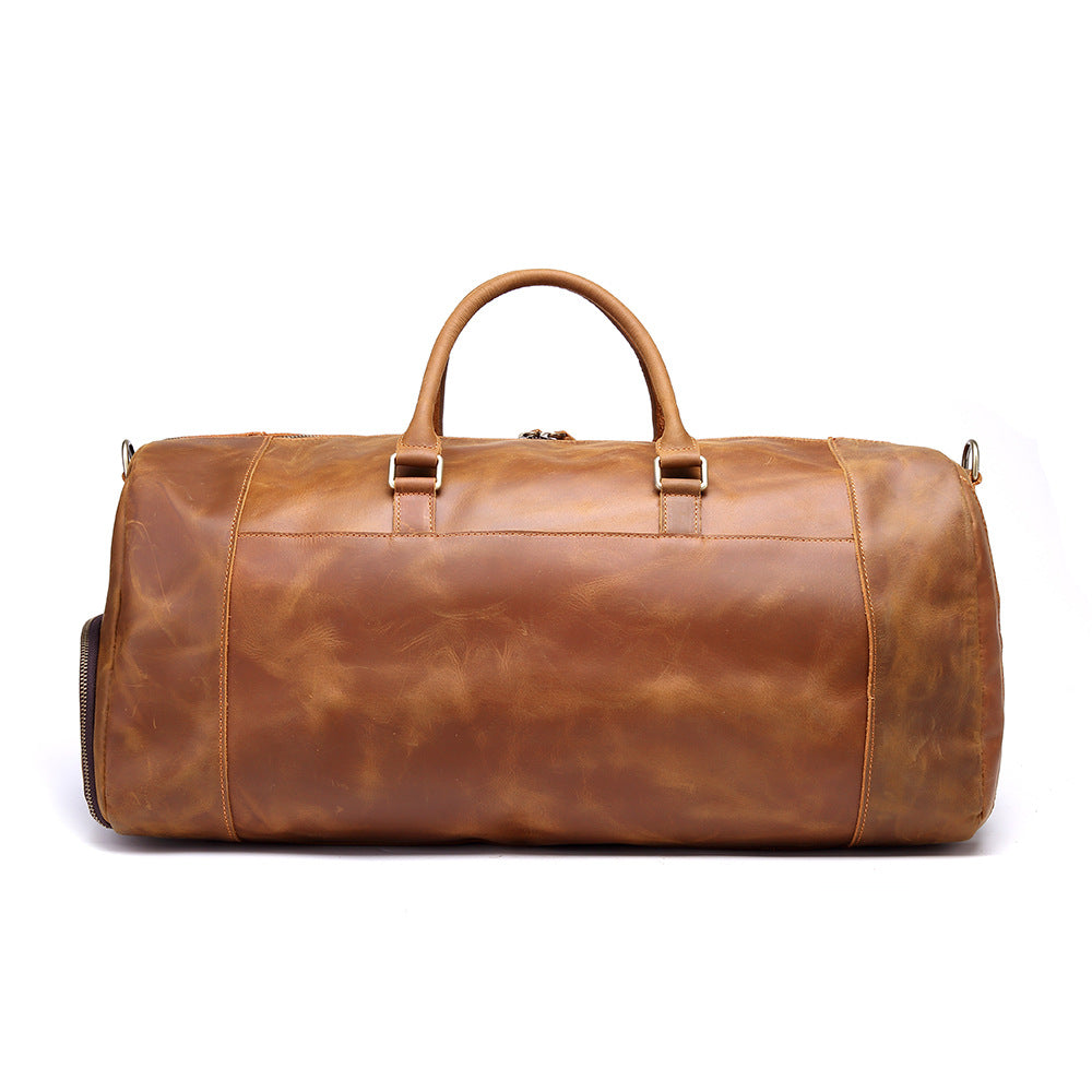 leather travel bag