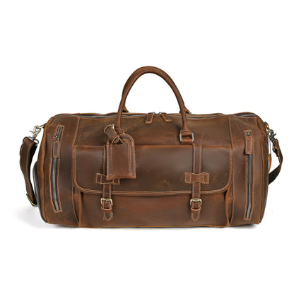 leather travel bag