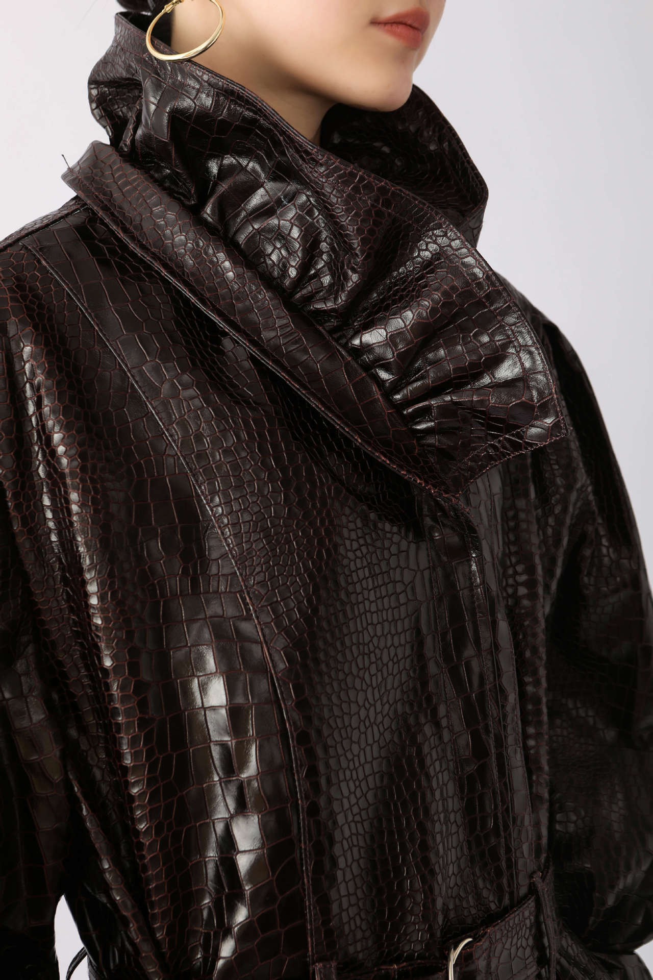 Leather Trench Coat