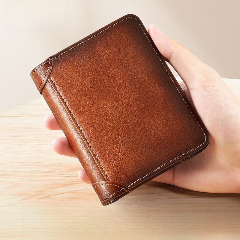 Leather wallet for men