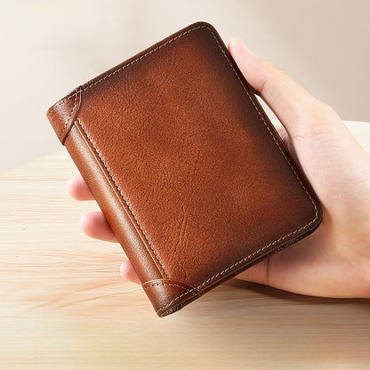 Leather wallet for men