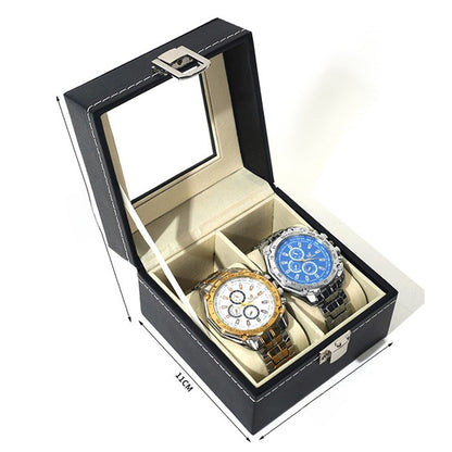 Leather watch box