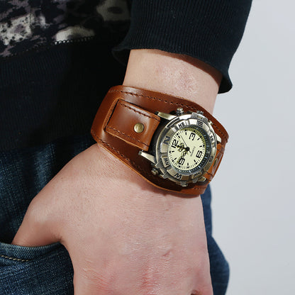 leather watch bracelet