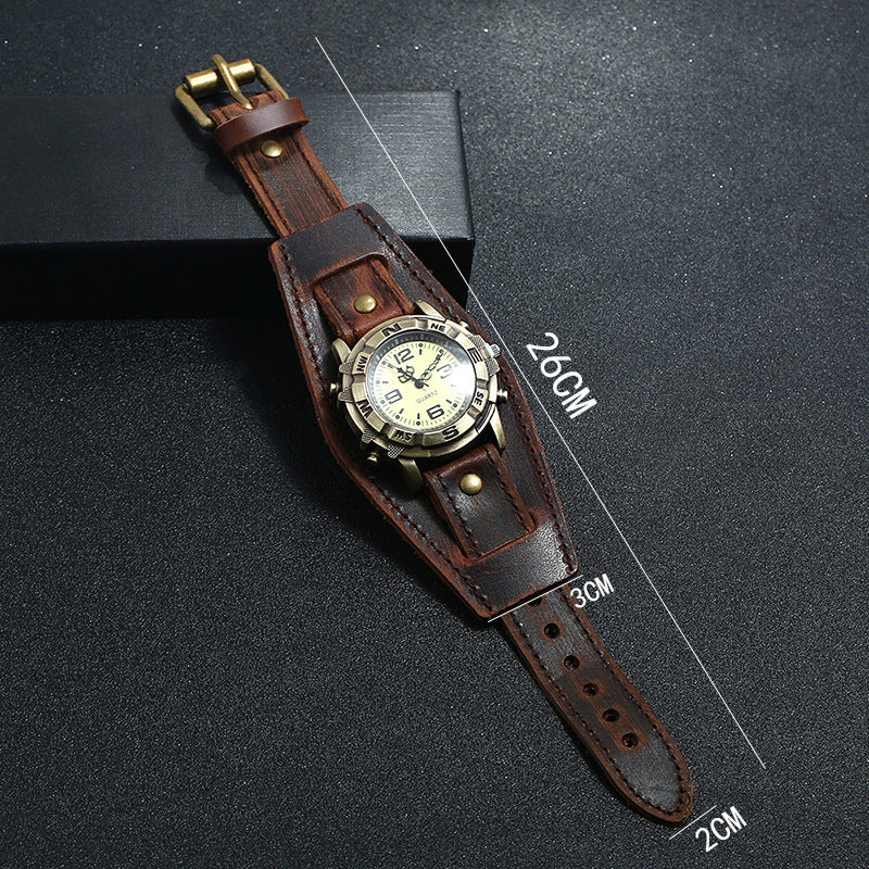 leather watch bracelet