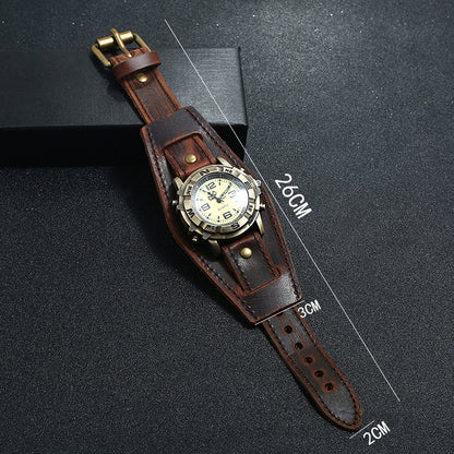 leather watch bracelet