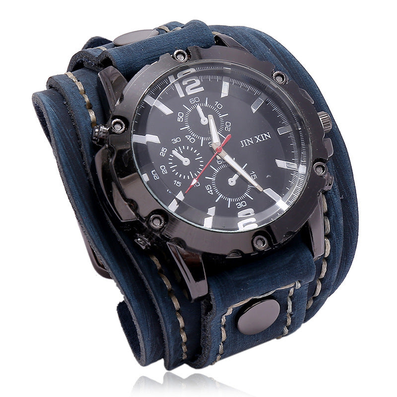 Leather watch