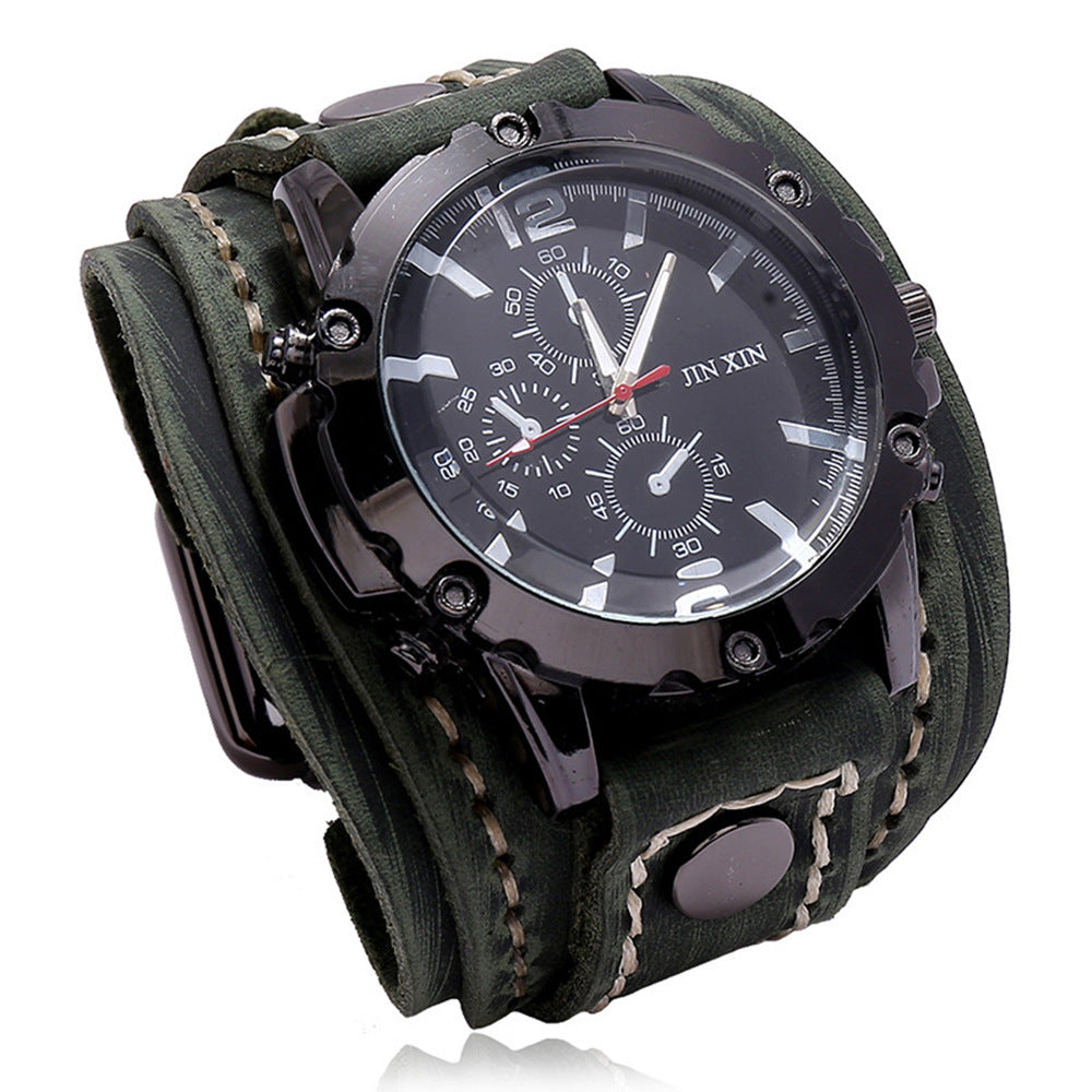 Leather watch