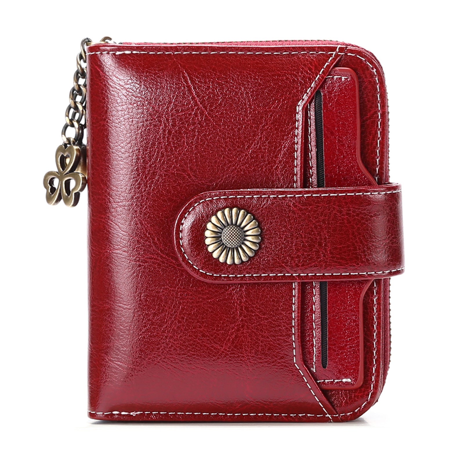 Leather women's wallet