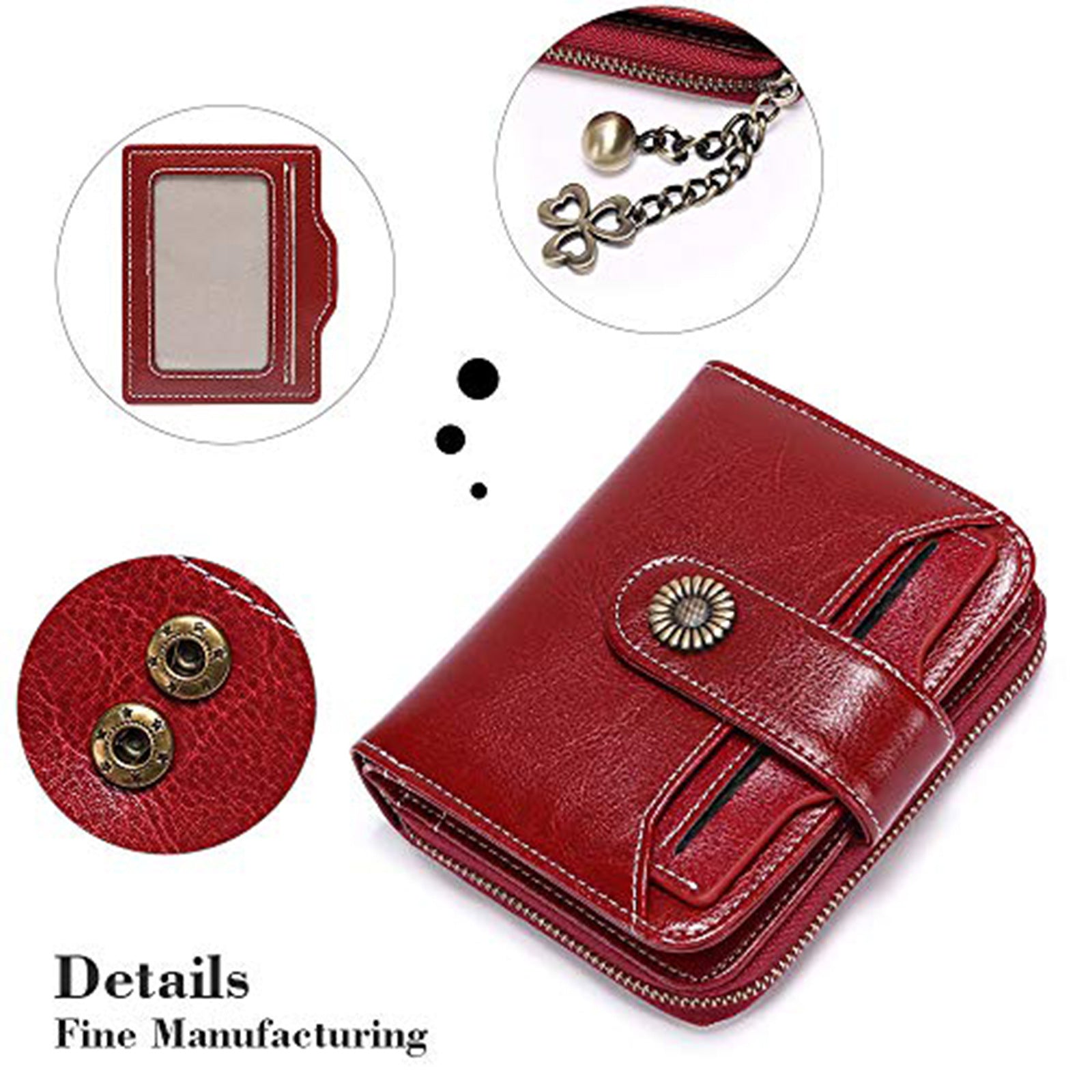 Leather women's wallet