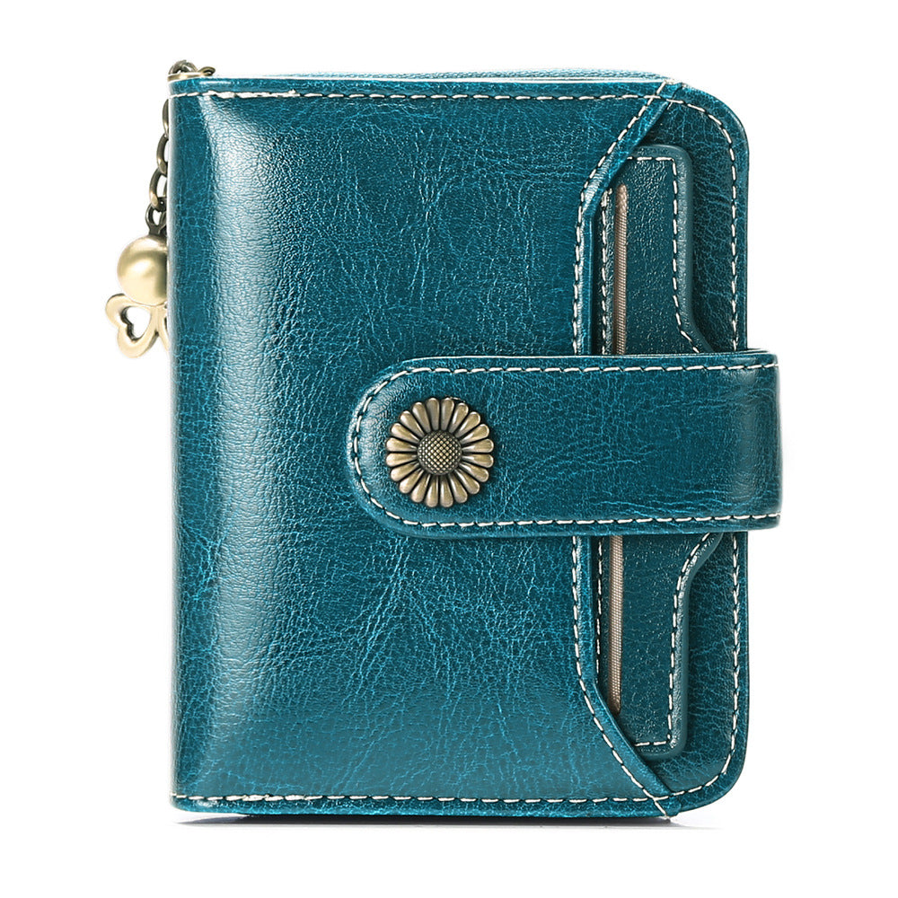 Leather women's wallet