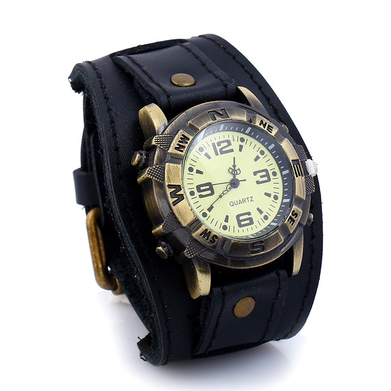 Leather Wristwatch