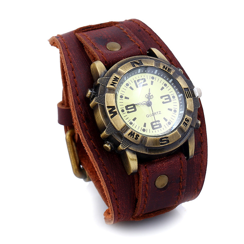Leather Wristwatch