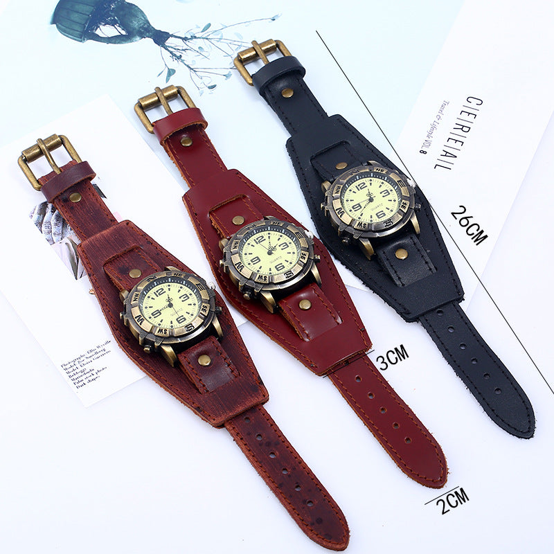 Leather Wristwatch