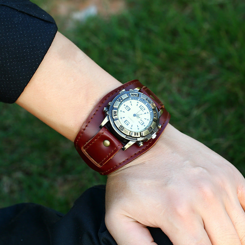 Leather Wristwatch