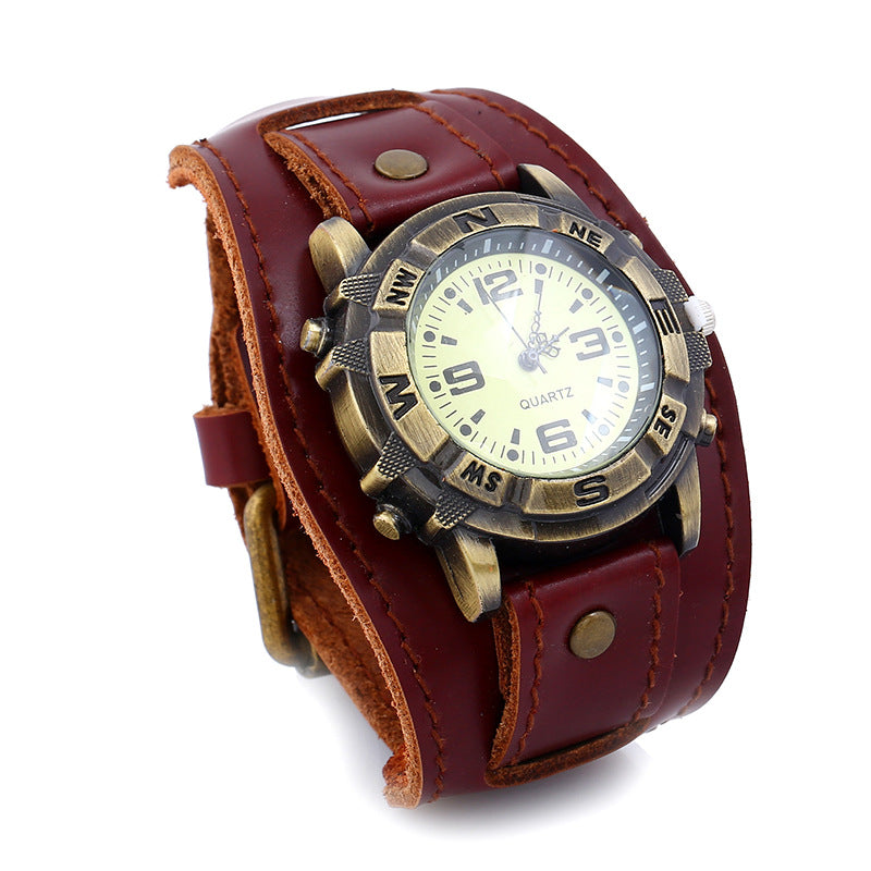 Leather Wristwatch