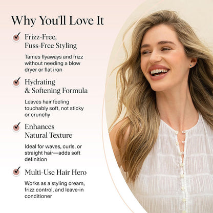 Leave-in Hair Conditioner for Smoothing and Shine