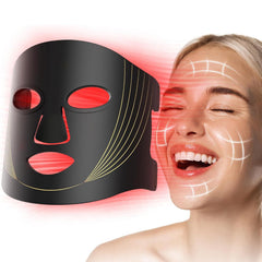 Black gold mask