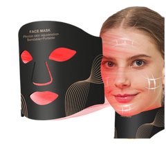 Black seven-color beauty mask extra large style
