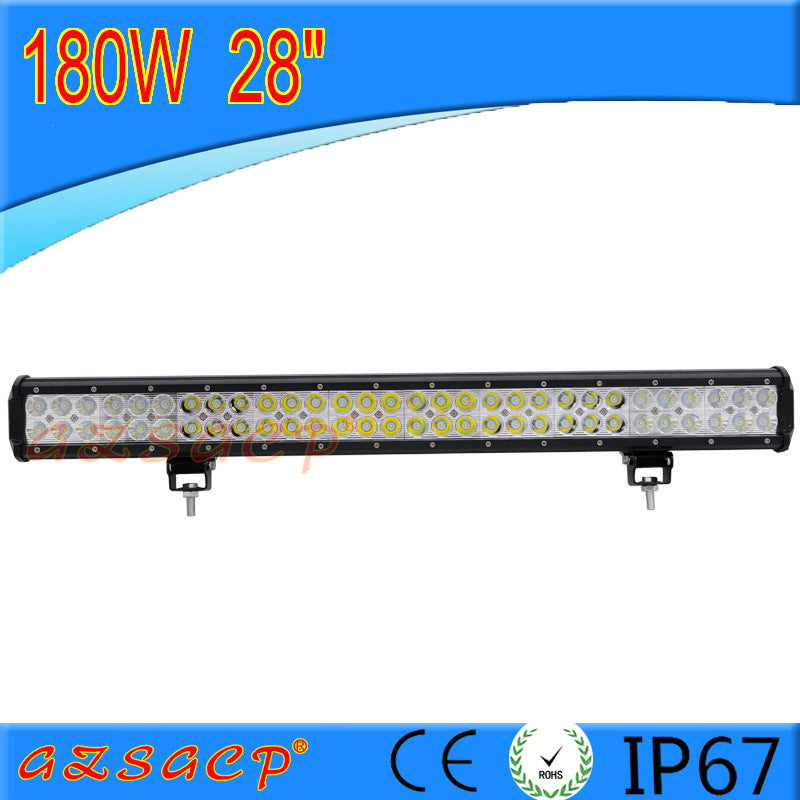 LED Car Strip Light 180W High Power Waterproof Spot Beam for Off-Road Vehicles