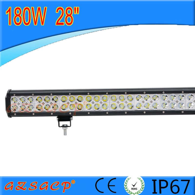 LED Car Strip Light 180W High Power Waterproof Spot Beam for Off-Road Vehicles