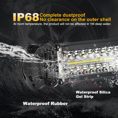LED Car Strip Light 20-Inch 140 Bead Off-Road Vehicle Roof Light