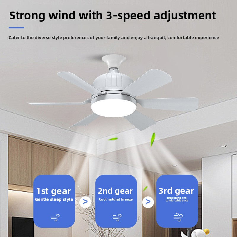 LED Ceiling Fan Light with Remote and Dimmable Lighting