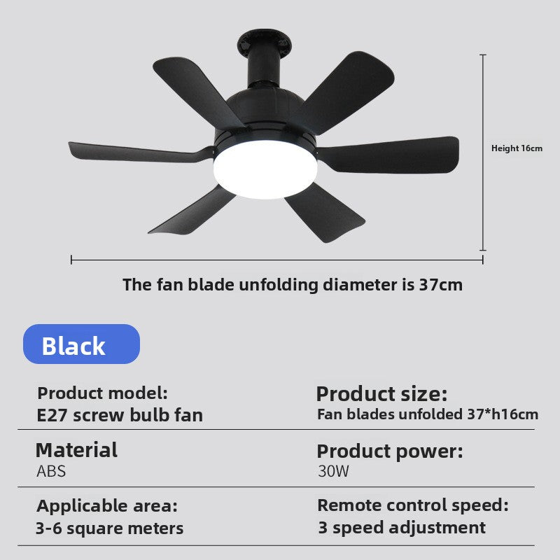LED Ceiling Fan Light with Remote and Dimmable Lighting