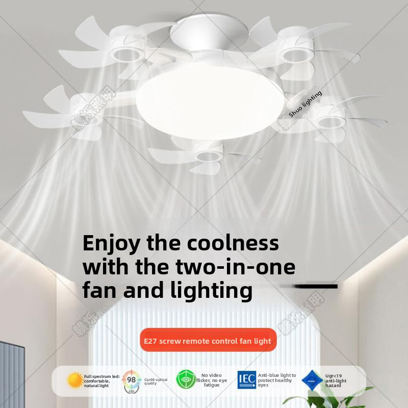 LED Ceiling Fan Light with Remote Control