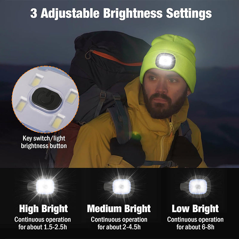 LED charging cap