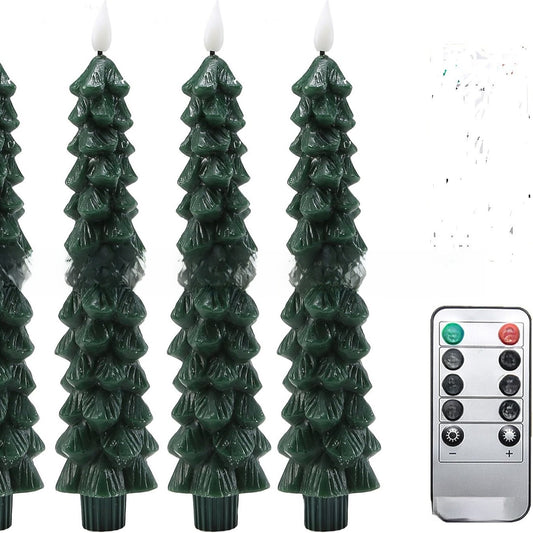 LED Christmas Pine Cone Simulation Candle Light with Remote
