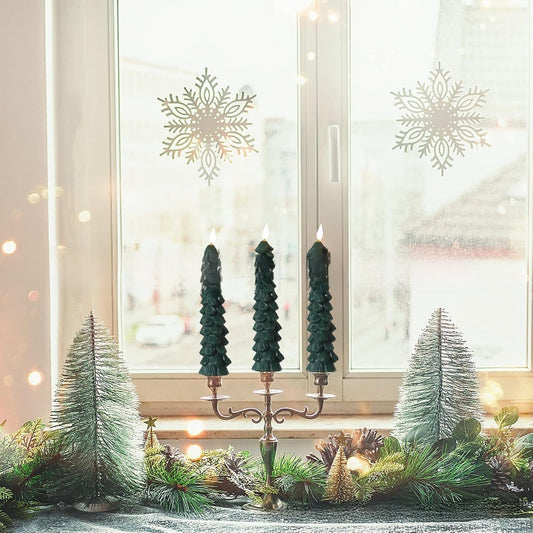 LED Christmas Pine Cone Simulation Candle Light with Remote