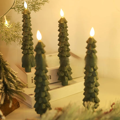 LED Christmas Pine Cone Simulation Candle Light with Remote