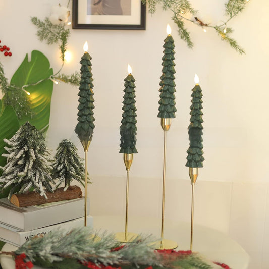 LED Christmas Pine Cone Simulation Candle Light with Remote