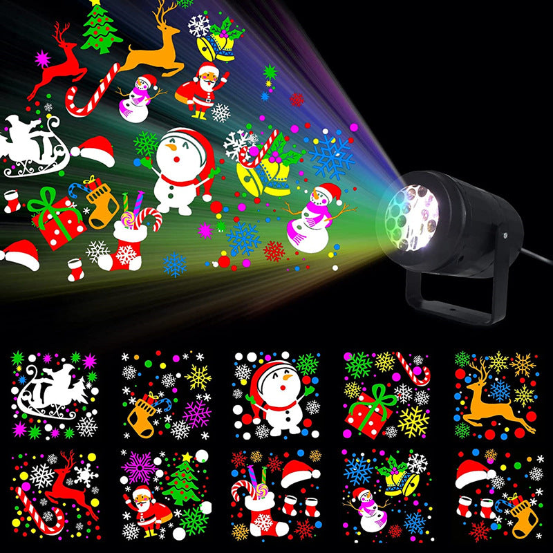 LED Christmas projection lamp