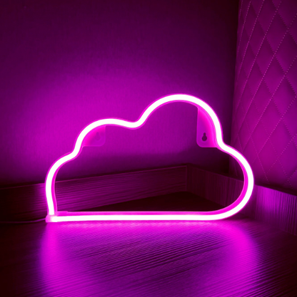 LED Cloud Neon Light Sign for Home Party Decoration