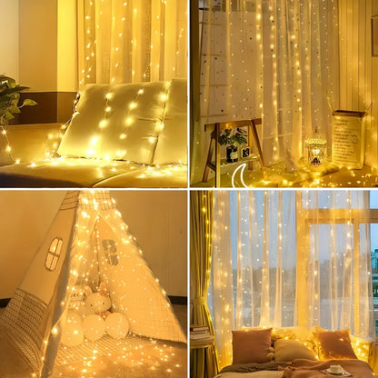 LED copper wire lamp curtain light