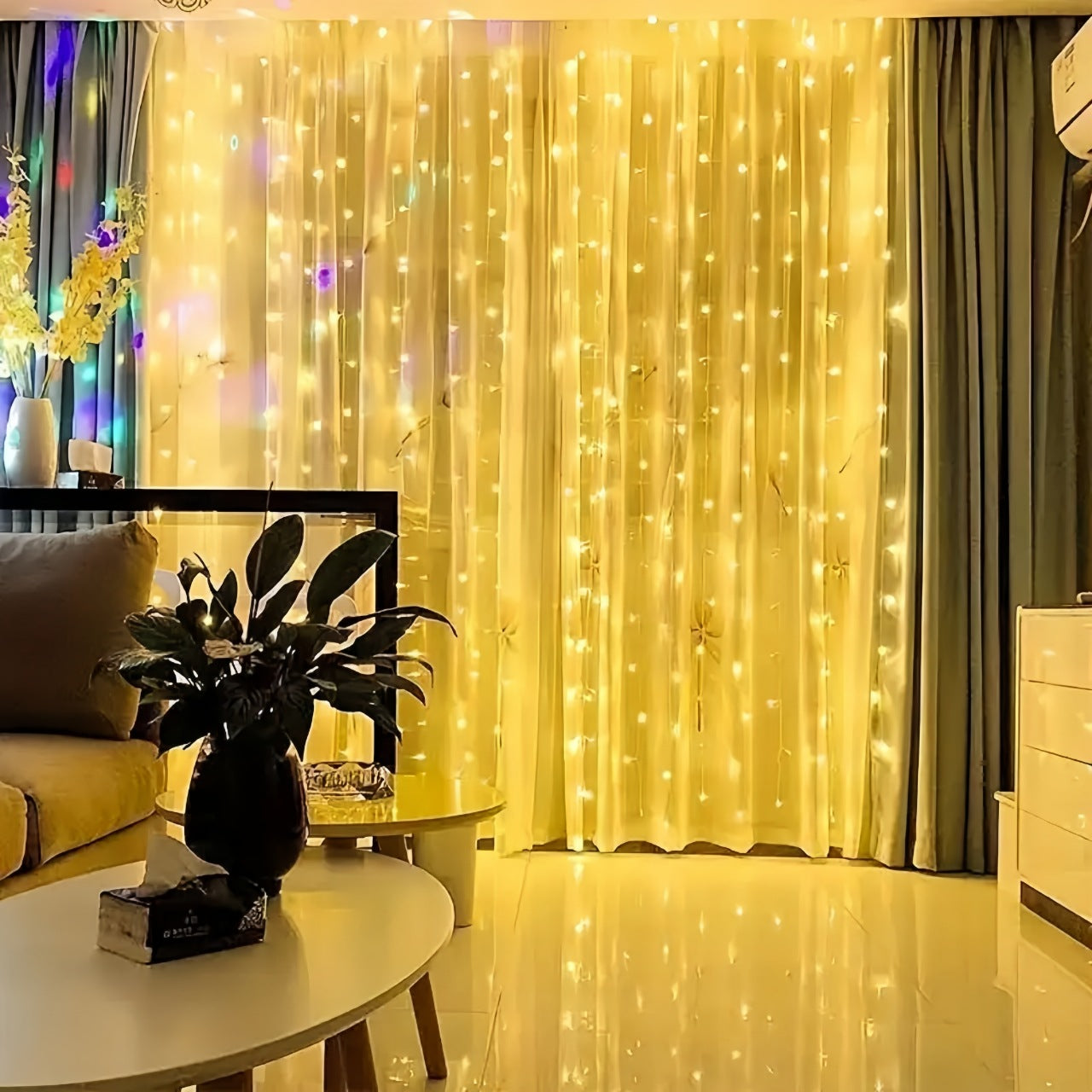 LED copper wire lamp curtain light