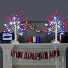 Blue White Red