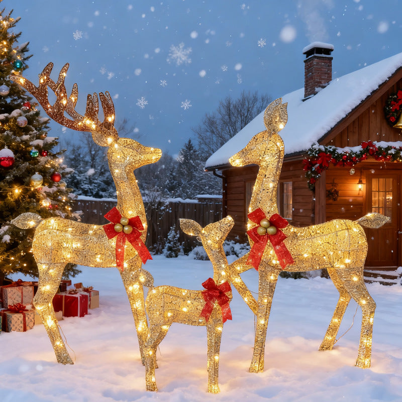 LED deer ornament