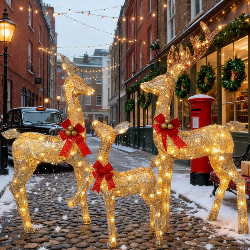 LED deer ornament