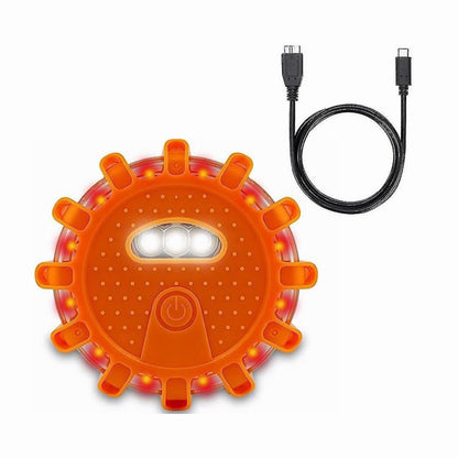 LED Emergency Warning Light with Magnetic Base