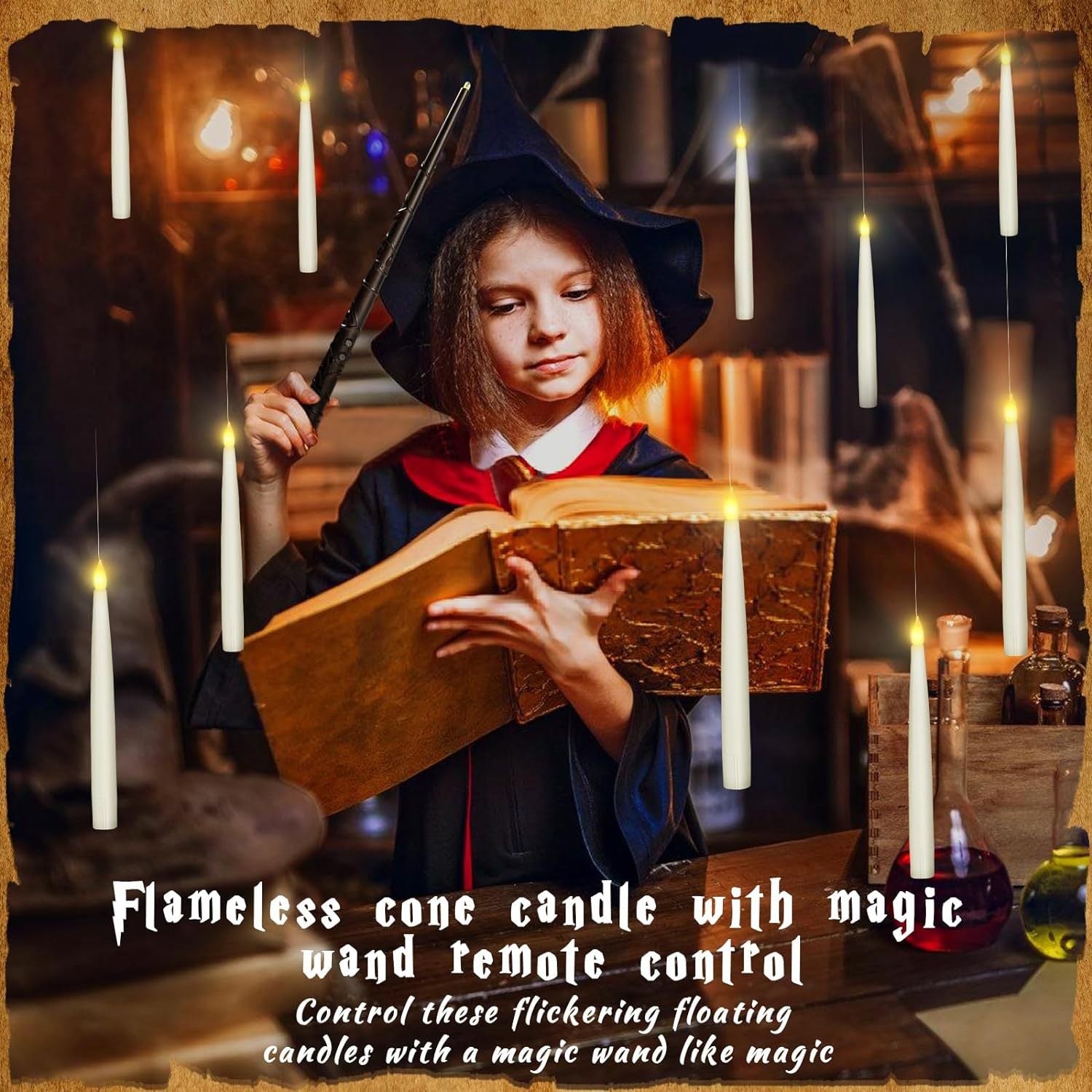 LED Flameless Tapered Candle