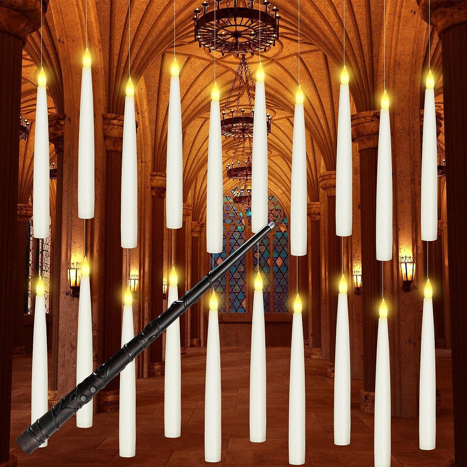 LED Flameless Tapered Candle
