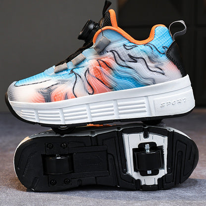 LED Flash Rolling Shoes for Adults